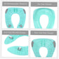 Kisdream Portable Potty Training Seat For Toddlers, Perfect Folding Travel Toddler Toilet Training Seat, 4 Non-Slip Silicone Pad