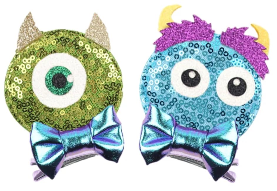 CLGIFT Minnie Baby Toddler Headband - Ears and Monsters Inc Hair Clip