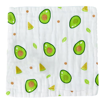 Jilson Baby Muslin Face Towel for Newborn, Soft Cotton Wash Cloth, Reusable Baby Wipes for Feeding & Bath, Reusable Napkins 25x2