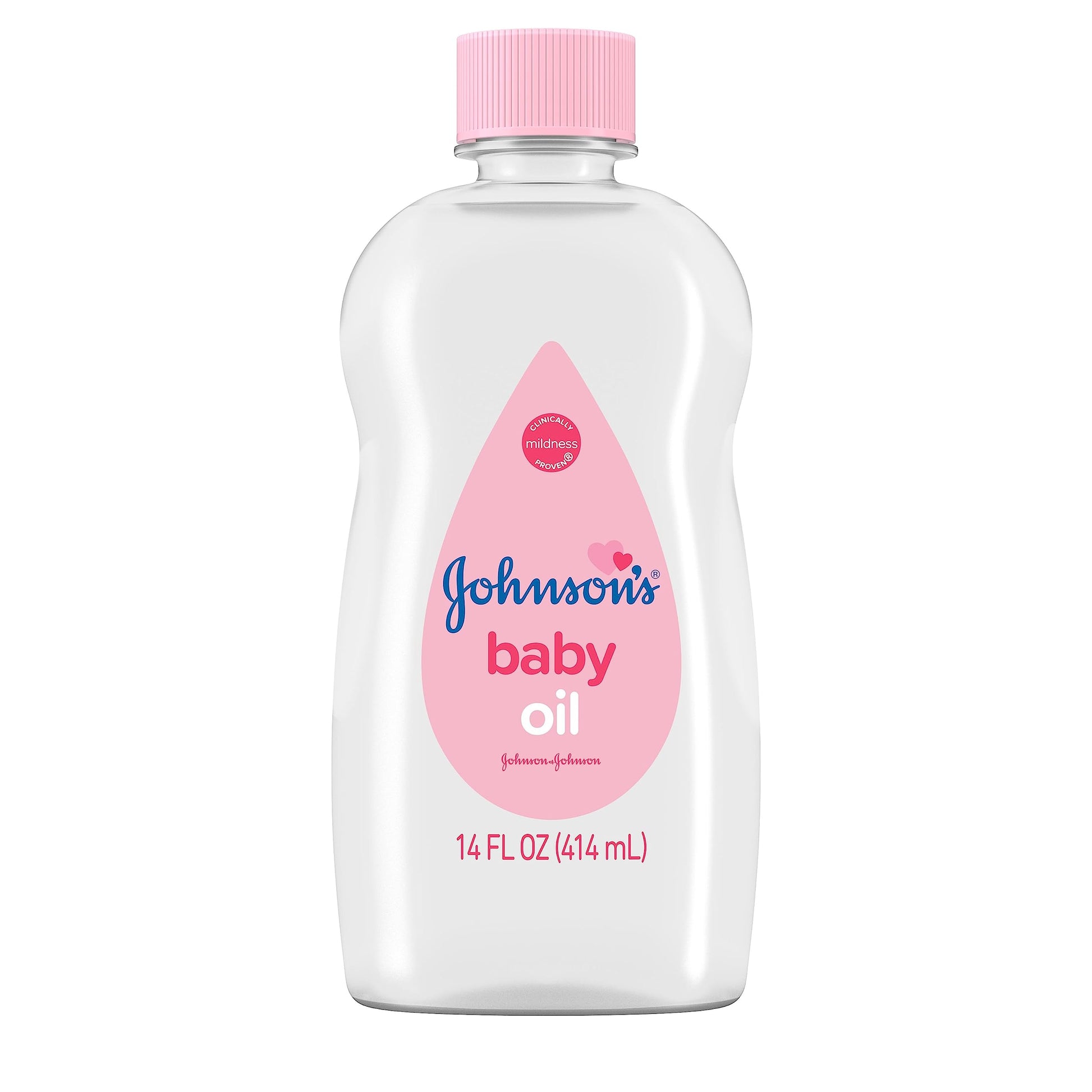 Johnson'S Baby Oil, Pure Mineral Oil To Help Prevent Moisture Loss For Baby, Kids & Adults, Gentle & Soothing Baby Massage Oil F