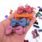Baily Baby Hair Clips Tiny Hair Bow Alligator Clips For Toddler Baby Girls Fine Hair Pins In Fringe Bangs (Mini 2'' 24 Pcs)