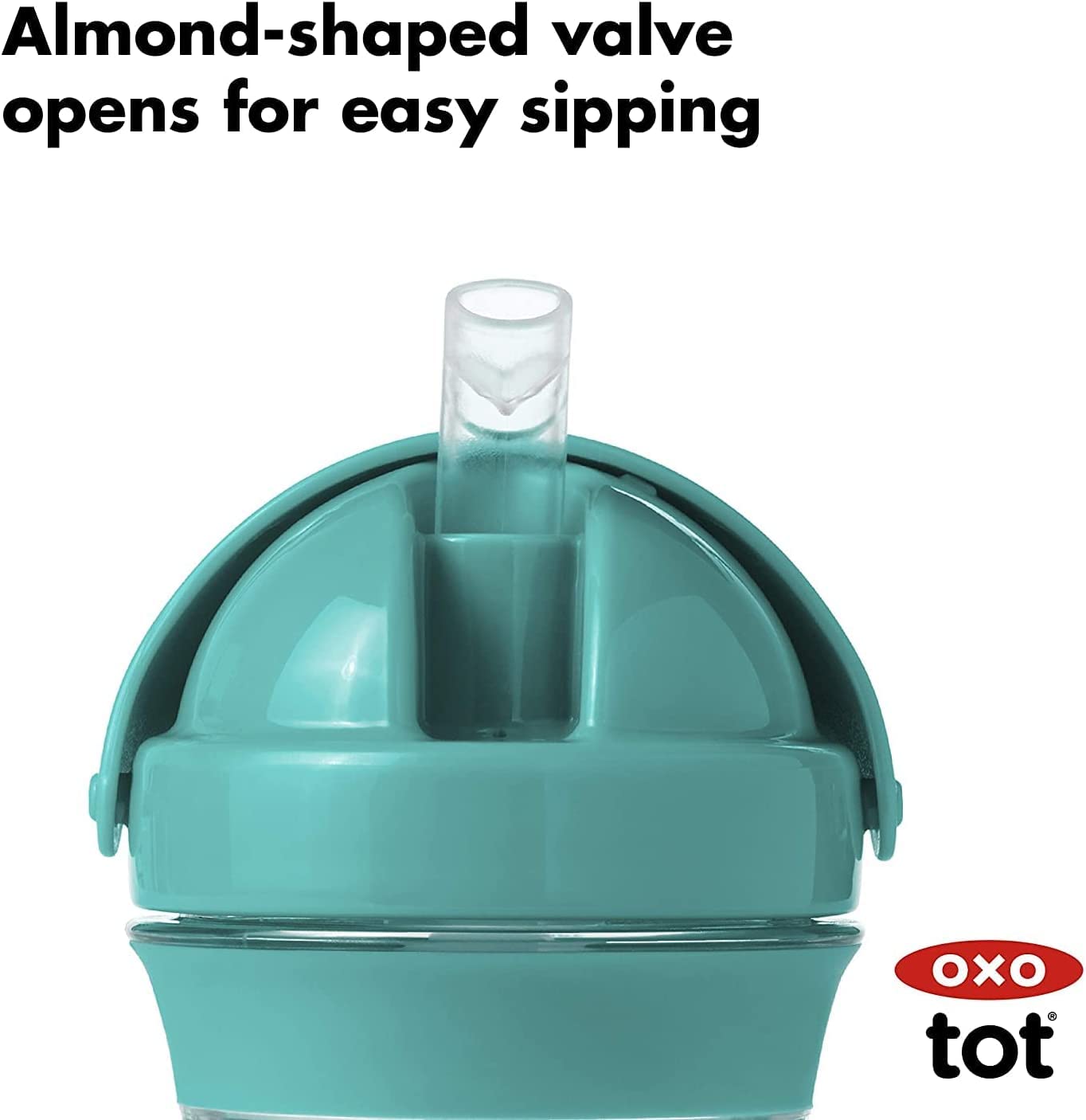 Oxo Tot Transitions Straw Cup, 9 Oz, Teal, Pack Of 1