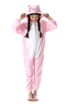 CuteOn Pig Onesie Kids Animal Pajamas for Boys Girls Halloween Christmas Costume Height for 110cm