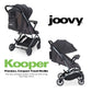 Joovy Kooper Lightweight Baby Stroller Featuring Removable, Swing-Open Tray, Big Wheels, Reclining Seat With Footrest, Extra-Lar