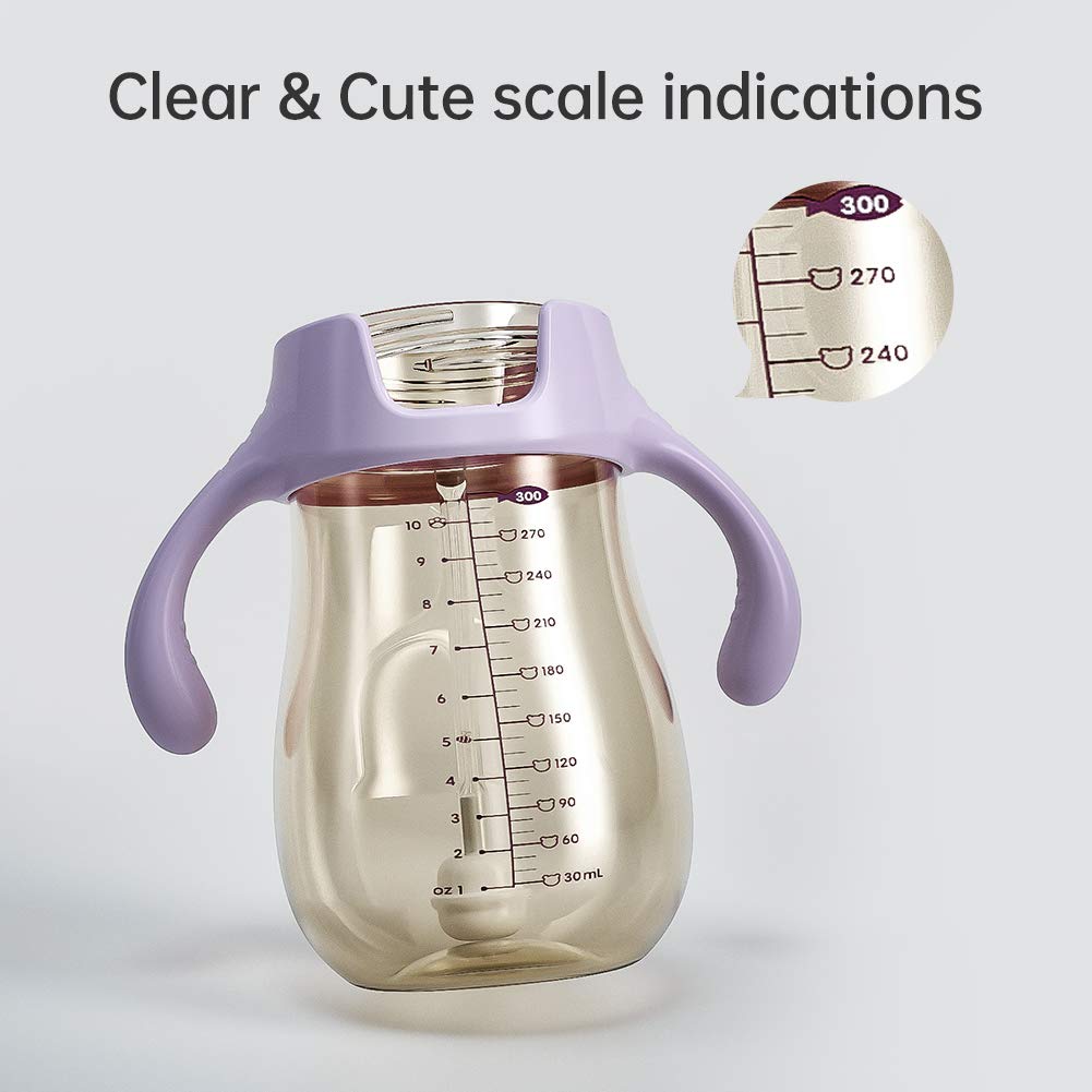 Potato Sippy Cups For Toddlers With Straw Spill Proof, Ppsu Learner Cup With Handle For Babies, Water Bottle For Baby 6 Months W