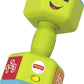 Fisher-Price Baby & Toddler Toy Laugh & Learn Countin Reps Dumbbell Rattle with Learning Lights & Music for Infants Ages 6+ Mont