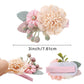 Flower Hair Clip For Girls, 6Pcs Floral Hair Accessories For Baby Toddlers Teen Girl Gifts (Flower Style-A)