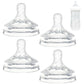 Silicone Replacement Nipple Compatible With Philips Avent Natural Bottle, 4 Pack Bottle Nipple, Leak-Proof, Bpa-Free, Anti-Colic