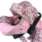 9Pc Ultimate Set Of Infant Car Seat Cover Canopy Headrest Blanket Hat Nursing Scarf, 25Je01
