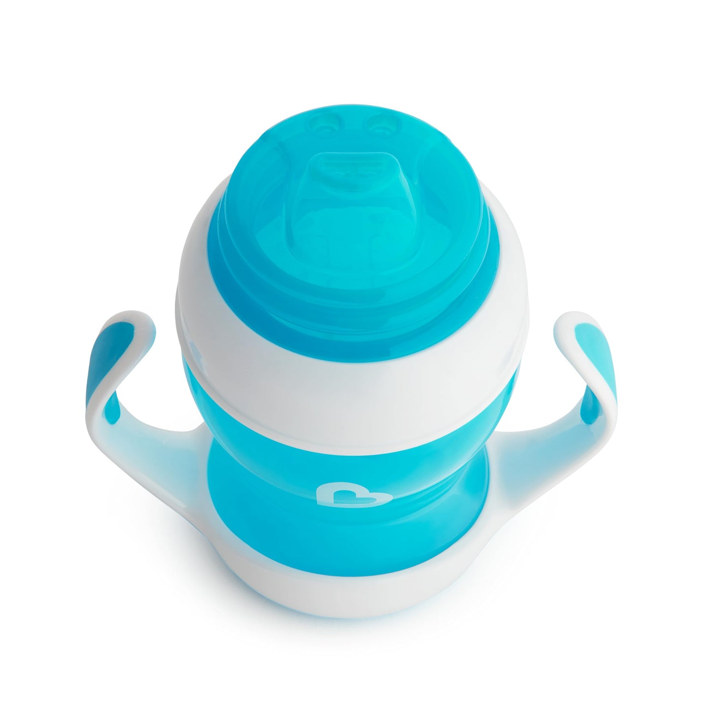 Munchkin Gentle Transition Sippy Trainer Cup, 4 Ounce, 2 Pack, Blue