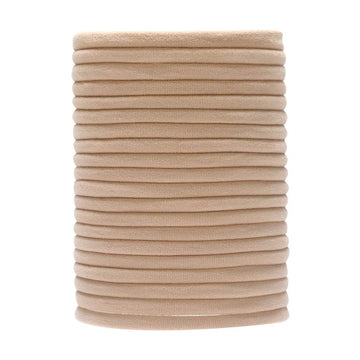 Insowni 50 Pack Super Soft Stretchy Diy Solid Nylon Headbands Baby Hair Bands One Size Fits All (Khaki)
