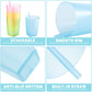 Sippy Cup 4Pcs Toddler Sip Cups With Built In Straw Kids Drink Cups With Straws