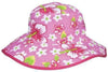 Baby Banz baby-girls UV Reversible Bucket Hat, Pink Floral, 2