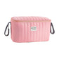 ATORSE Stroller Organizer Fits Most Stroller Mini Diaper Bag for Snacks Nappy Wipe Pink