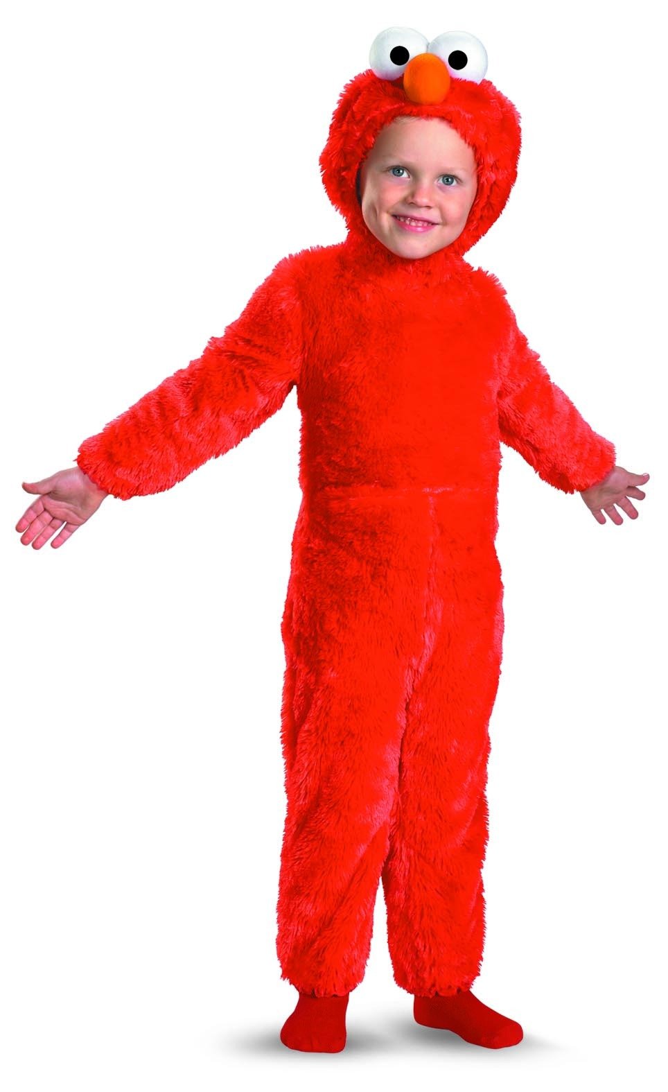 Sesame Street Elmo Comfy Fur Boys Costume, Large/4-6