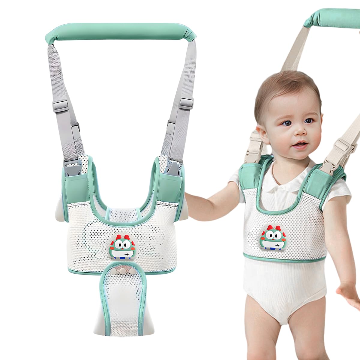 Snowie Soft Baby Walking Supporter Harness For 824 Month Baby, Adjustable Safety Body Harness With Removable Crotch Strap, Brea