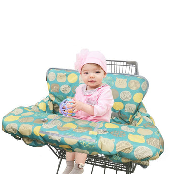 Shopping Cart Covers For Baby Girl Boy, High Chair Cover For Toddler, Grocery Cart Cover (Polka Cute)