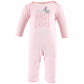 Hudson Baby Unisex Baby Cotton Coveralls, Some Bunny, 0-3 Months