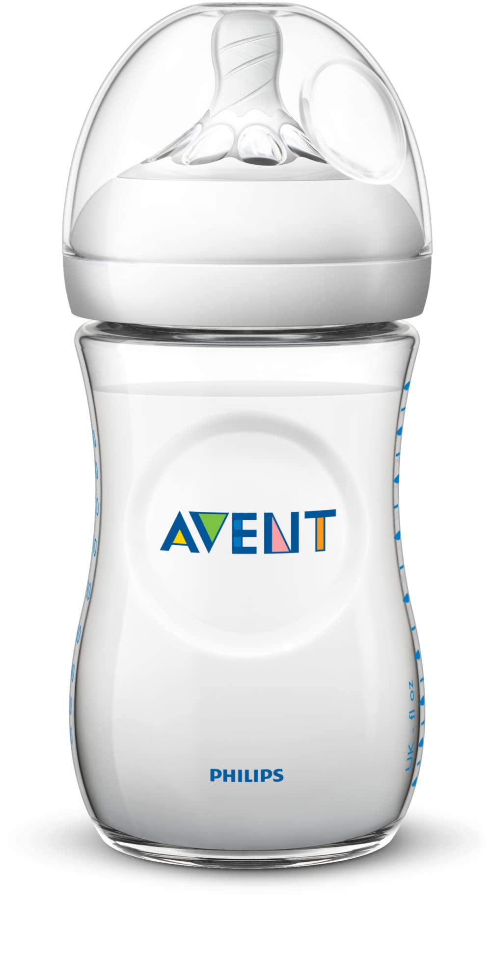 Philips AVENT Natural Baby Bottle, Clear, 9 Oz