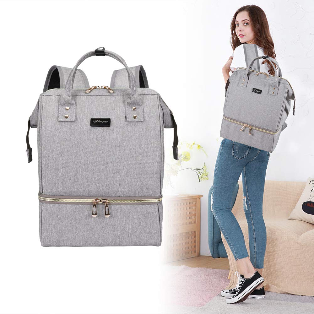 Breast Pump Bag - Lunch Bags Breastmilk Cooler Backpack Breastfeeding Mom