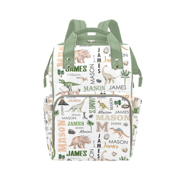 Personalized Diaper Bag Backpack for Women, Custom Nursing Mommy Daypack with Name, Diaper Bag for Girls Boys, New Mom Gifts (Di