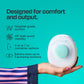 Willow Go - Hands Free Single Wearable Breast Pump - Portable, Electric, Cordless, 9 Levels Of Hospital Grade Suction Strength,