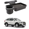 Oshotto (FT04) Foldable Car Auto Headrest Rear Back Seat Table Drink Food Cup Tray Holder Compatible with Chevrolet Captiva  B