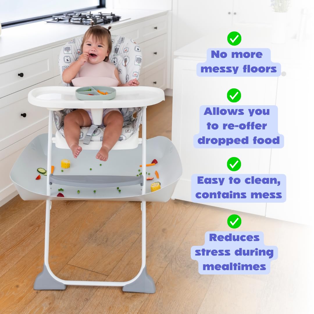 Catchy - Food Catcher - Compatible With Graco Slim Snacker High Chair - Highchair Sold Separately - Baby & Toddler Food & Mess C