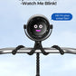 Koonie Portable Stroller Fan, Rechargeable Battery Operated, 5 Speeds With High-Speed Cooling, 17H Runtime, Digital Display, 360