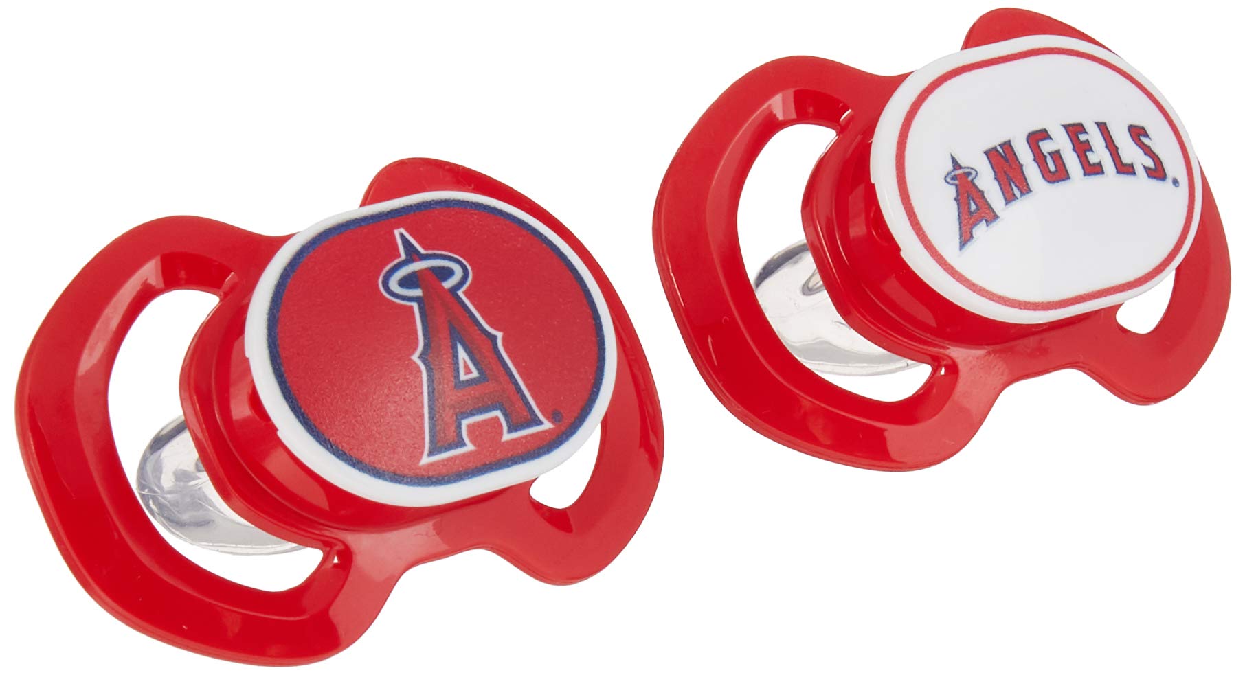 Baby Fanatic MLB 2-Piece Gen. 3000 Pacifier, Los Angeles Angels