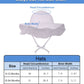Simplikids Upf 50+ Uv Sun Protection Wide Brim Baby Sun Hat,White2, 12-24Months