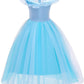 Avady Princess Costume For Girls Princess Dress For Girls Princess Dress Up Halloween Costume 7Y 8Y
