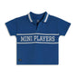Miniklub Baby Half Sleeve Collar Knit Cotton Blue Polo, Pack Of 1(36M)