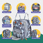 Babbleroo Baby Diaper Bag - Laptop Backpack, Sea Animals, Unisex, 12'X8'X16.5', 26L
