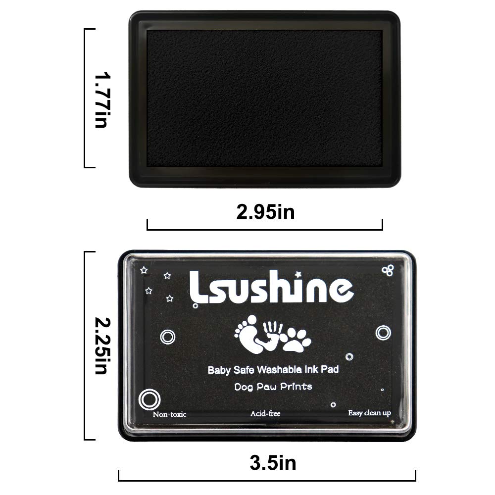 Ink Pad For Baby Footprint, Baby Handprint, Paw Print Pad, Create Impressive Keepsake Stamp, Non-Toxic Ink Pad, Perfect Baby Sho