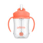 Dr. Browns Milestones Babys First Straw Cup, Training Cup with Weighted Straw, 9oz/270mL, Coral, BPA Free, 6m+