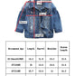 Abolai Baby Boys' Basic Denim Jacket Button Down Jeans Jacket Top Style2 Lightblue 130 6 Years