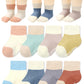 Qandsweet Baby Boy Combed Cotton Socks Toddler Ankle Sock Non-Skid Newborn Infants (6-12 Months, Multicolor)
