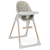 Delta Children Duet 2-in-1 High Chair and Infant Seat - Dishwasher Safe Meal Tray - FSC-Certified Wood, Taupe