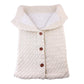 BNF Baby Knit Swaddle Wrap Swaddling Blanket Winter Warm Sleeping Bag White | Baby | Nursery Bedding | Sleeping Bags & Sleepsack