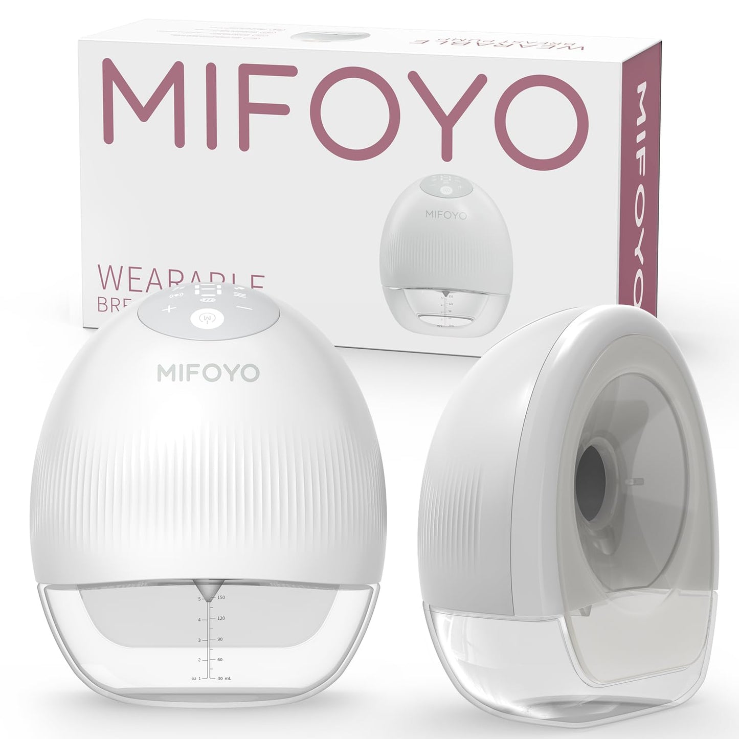 Wearable Breast Pump Hands Free: Electric Portable Breastfeeding Pumps with 4 Modes & 9 Levels - Rechargeable Wireless Milk Pump