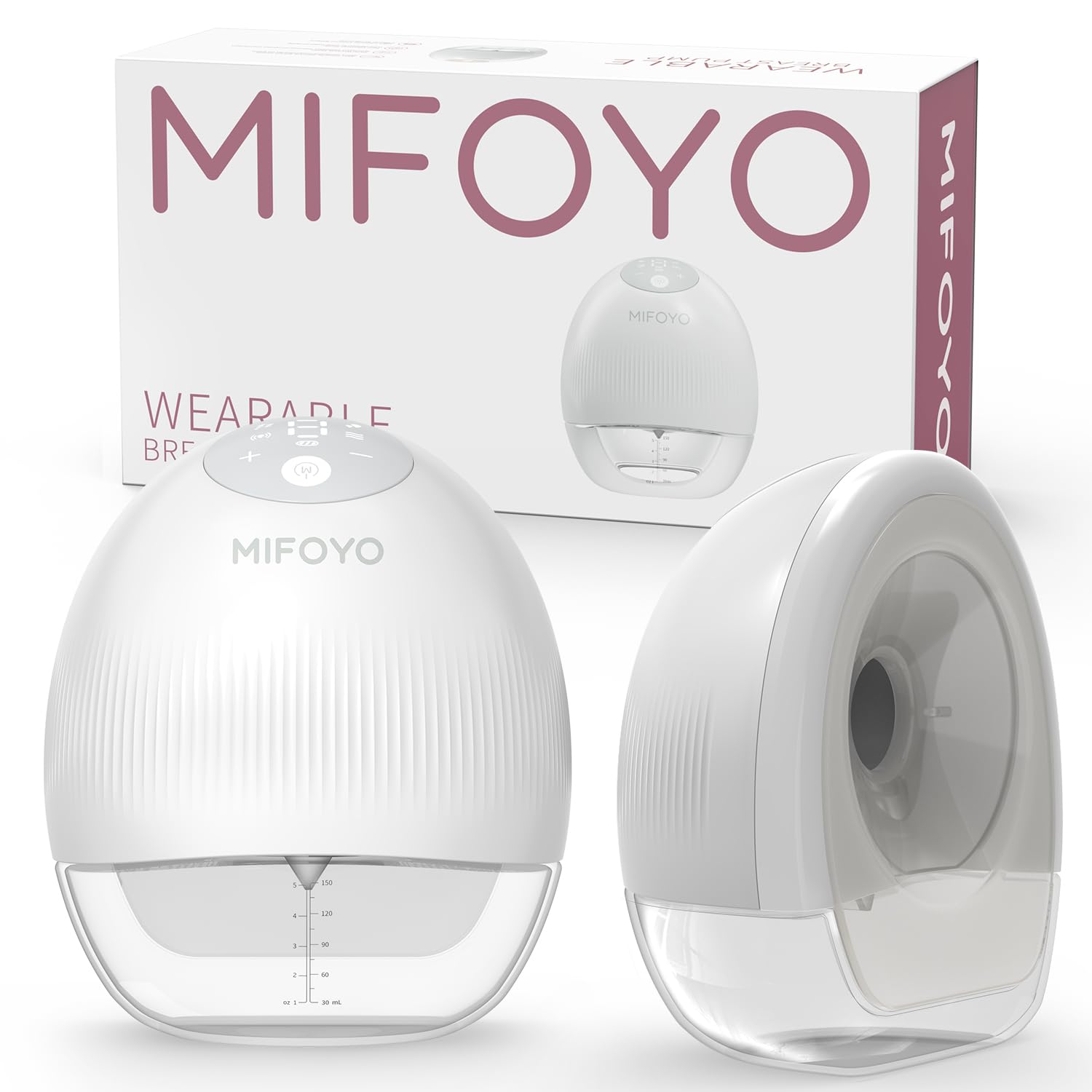 Wearable Breast Pump Hands Free: Electric Portable Breastfeeding Pumps with 4 Modes & 9 Levels - Rechargeable Wireless Milk Pump
