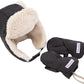 7Am Baby Hat & Mittens Set - Unisex Vegan Sherpa Lined Hat & Mittens For Newborn, Waterproof, Soft & Warm Baby Winter Hat & Glov
