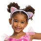 Cakey Cat Costume For Kids, Official Gabby'S Dollhouse Costume And Cat Ears Headband, Toddler Size Medium (3T-4T)