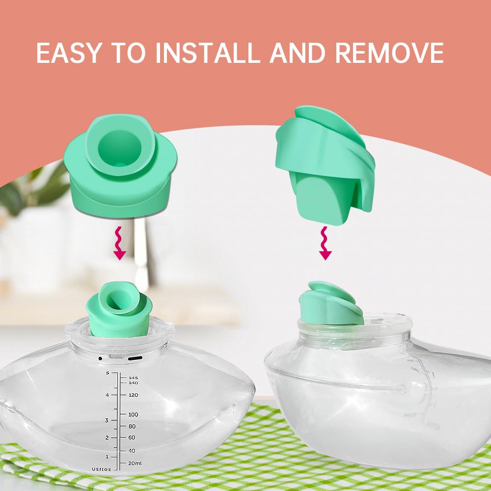 Tbuymax 6Pc Duckbill Valves Compatible With Elvie Wearable Breast Pump Replacement Parts, Silicone Duck Bill Valve Compatible Wi