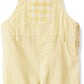 Munki Munki Baby Boys Gingham Overalls, Yellow & White, 6-9 Months Us