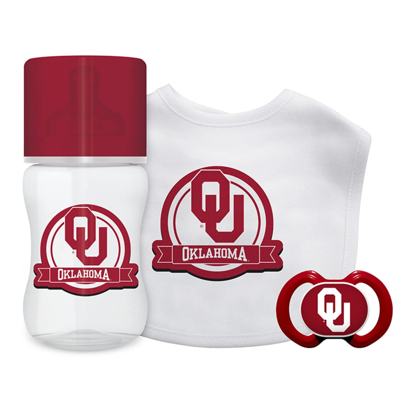 Baby Fanatic NCAA Oklahoma Sooners Infant and Toddler Sports Fan Apparel, Multicolor (UOK303)