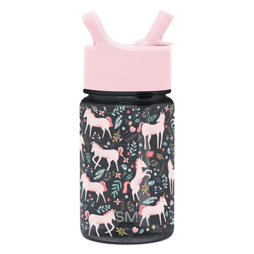 Simple Modern Kids Water Bottle Plastic Bpa-Free Tritan Cup With Leak Proof Straw Lid | Reusable And Durable For Toddlers, Boys,