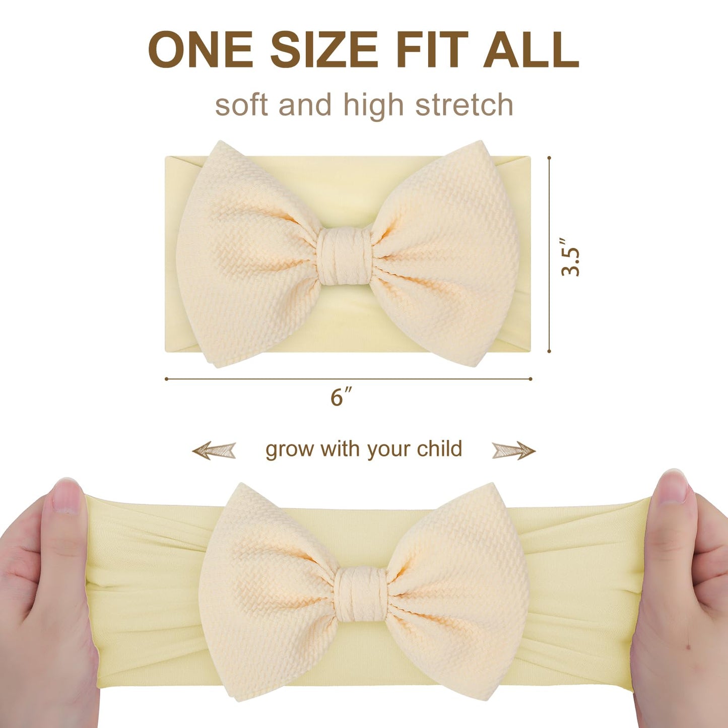 Oneninedream Thanksgiving Turkey Baby Headbands Turkey Hat White Baby Bows For Girls Newborn Toddler Headbands Hair Bows Thanksg