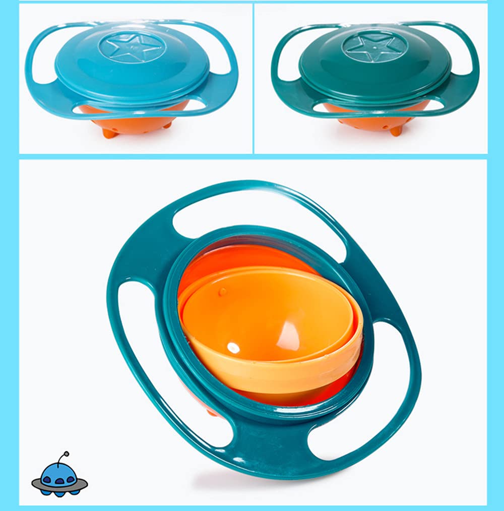 360 Spill Resistant Gyro Bowl With Lid